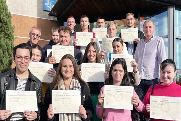 Remise de diplômes du BTS