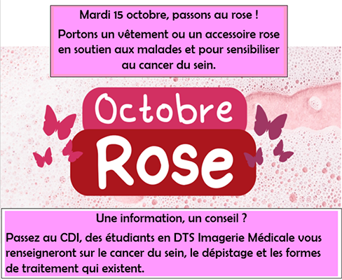 Mobilisons-nous pour Octobre Rose