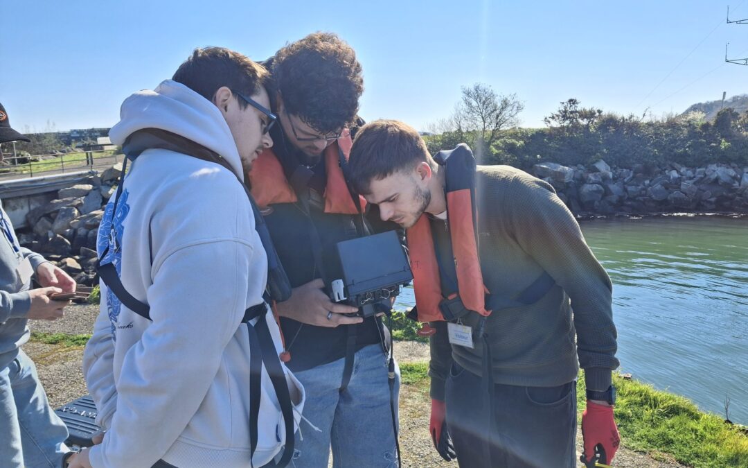 Les étudiants de la licence professionnelle Maintenance des drones maritimes réalisent leurs premiers essais en mer