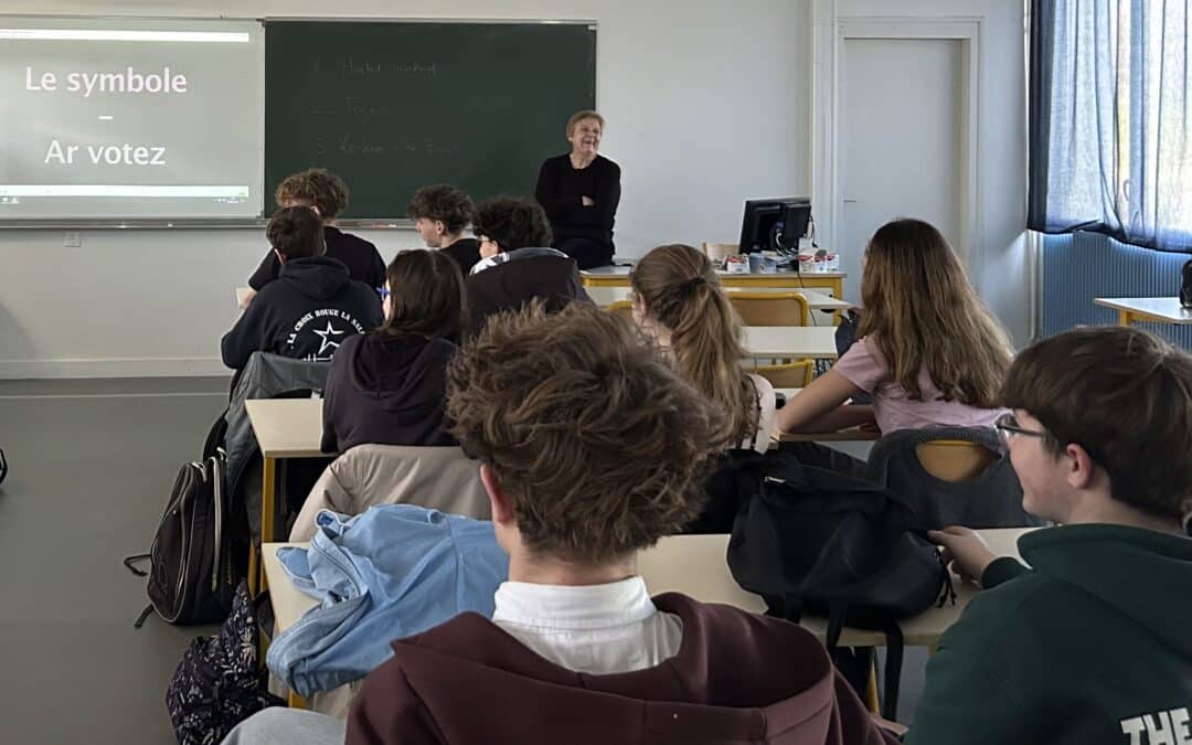 Une rencontre inspirante avec Rozenn Milin pour les élèves du parcours bilingue breton