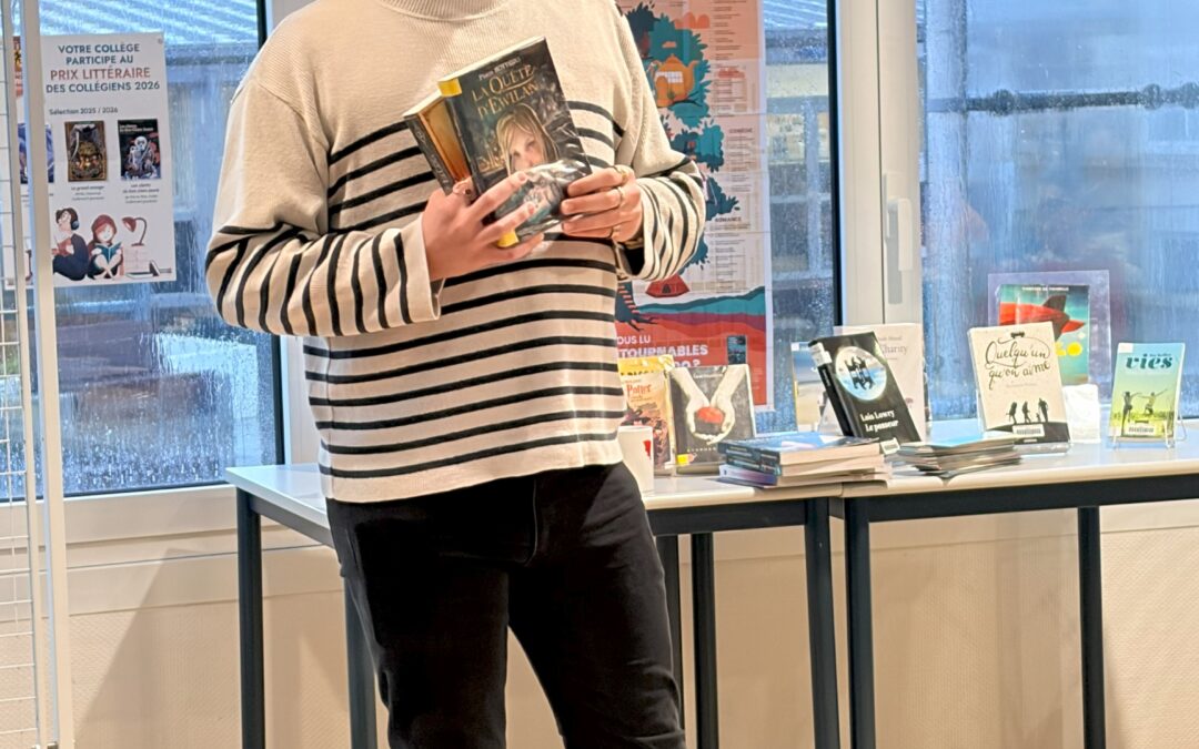 Une belle rencontre littéraire au CDI avec Tom Lévêque