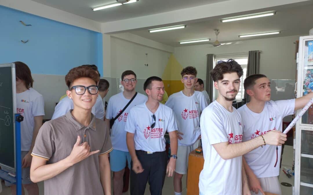 Début du projet solidaire au Vietnam pour les 2 BTS CIEL 🇻🇳