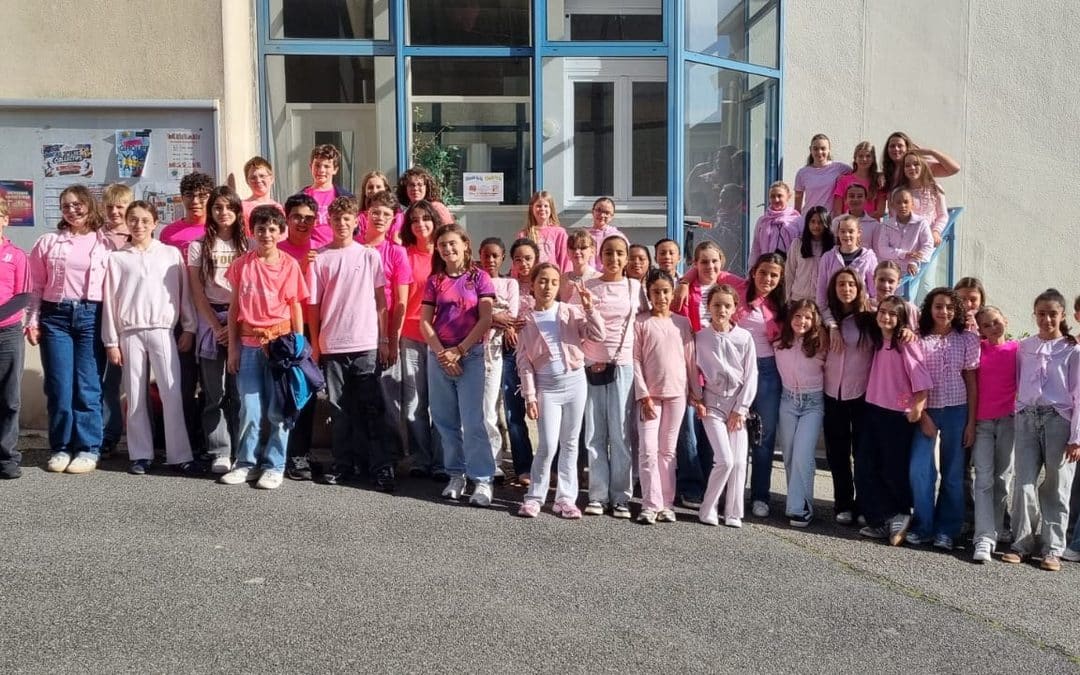 Les collégiens mobilisés pour Octobre Rose