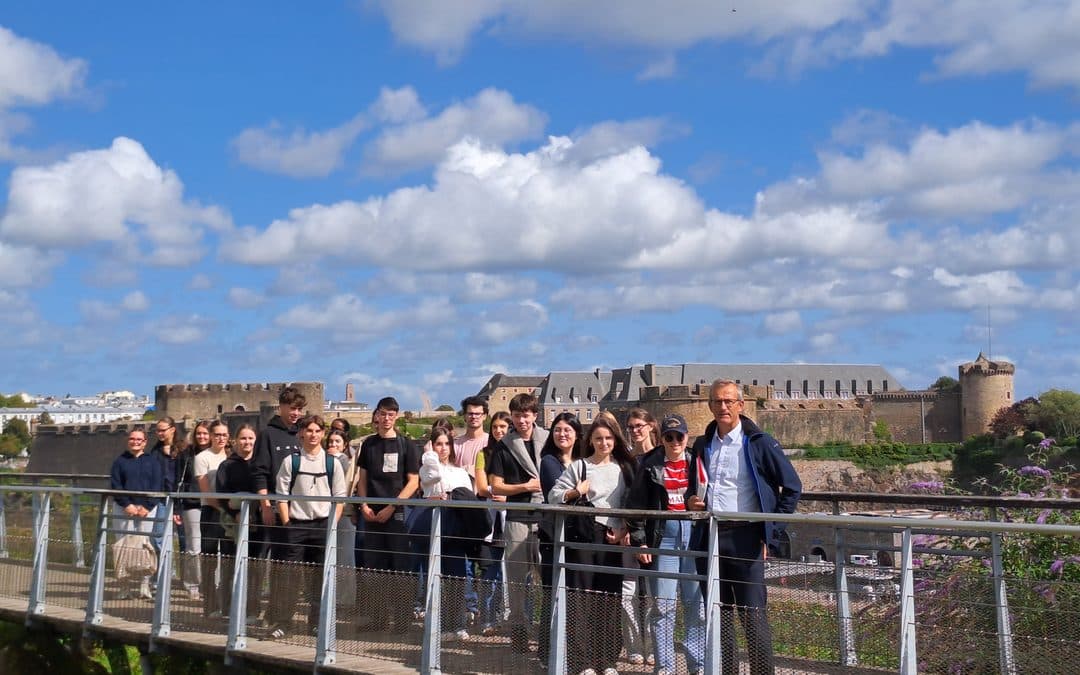 Les étudiants de 1re année du DTS IMRT à la découverte du patrimoine historique de Brest