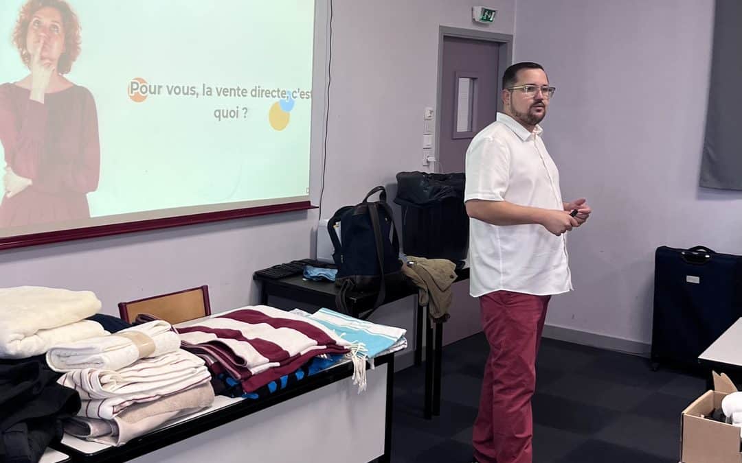 Les élèves de Bac Pro MCV se lancent dans l’opération commerciale DIVAM !